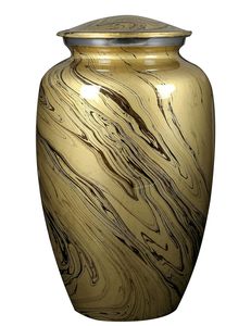 Urne funéraire en métal élégante pour les cendres humaines, urnes funéraires pour adultes en métal fabriquées à la main, fournitures en gros - Product Image 6