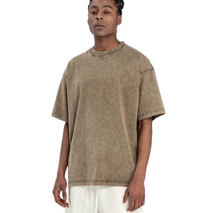 Top notch Custom Oversized Sporty Jersey <b>T</b>-Shirt Distressed Snow Wash Short Sleeve for Spring Summer Streetwear <b>T</b>-shirts for men - Product Image 3