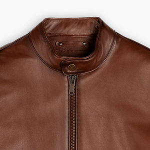 2025 hommes Design de mode nouveauté veste en cuir pour hommes vestes en cuir Pu qualité supérieure veste en cuir de vachette - Product Image 4