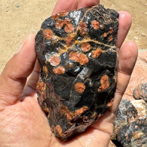 Cao cấp tự nhiên thô đậu phộng Obsidian đá cho đồ trang sức nhào lộn và khắc màu sắc rực rỡ đá quý - Product Image 2