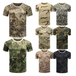 T-shirts Kivotech style camouflage 100% coton sur mesure à manches courtes, élégants, tendance, style streetwear, coupe ample, décontractés, unis - Product Image 6