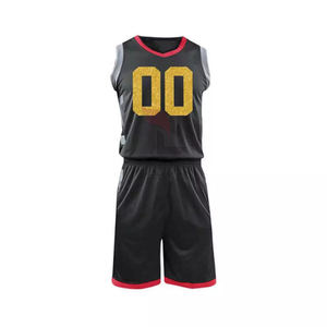Uniforme de basket-ball unisexe de style classique, couleur unie, taille plus, ensemble d'uniformes de basket-ball à séchage rapide - Product Image 5