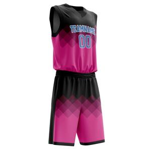 Uniforme de Baloncesto de Tela Suave de Poliéster con Diseño Personalizado, Logotipo Personalizado, Nombre del Equipo Impreso de Alta Calidad, Secado Rápido y Transpirable - Product Image 3