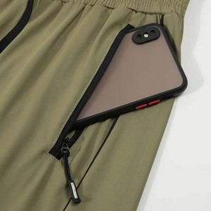 Pantalons de survêtement en coton léger et respirant, vente en gros d'automne, personnalisés, pantalons de sport décontractés, vêtements pour hommes, élastiques - Product Image 2