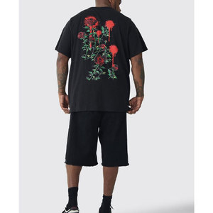 Camiseta Ligera Estampada para Hombre de Alta Calidad OEM, 100% Algodón, Transpirable, Antiarrugas, Informal - Product Image 2