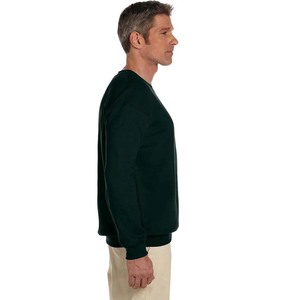 เสื้อสเวตเชิ้ตผ้าฟลีซผสมเนื้อหนักสำหรับผู้ใหญ่ สีมารูน รุ่น G180 แบบคอกลม 50/50 - Product Image 6