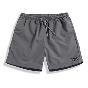 2025 venta al por mayor verano cintura elástica logotipo personalizado hombres gimnasio correr playa pantalones cortos impermeable transpirable lona poliéster para hombres - Product Image 4