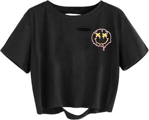 Camisa corta transpirable de manga corta para mujer, Top de verano para Yoga, gimnasio, ropa de calle, Boutique, ropa de moda y estilo de vida - Product Image 1