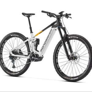 จักรยาน New Crafty Carbon RR SL - สีเงินและสีขาว E-MTB Enduro AM - Product Image 1