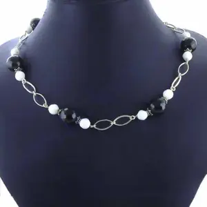 Collar de Cuentas Chapado en Oro Vintage para Mujer, Regalo Religioso de Moda y para Bodas - Product Image 2