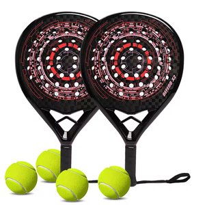 Vente en gros de raquettes de padel et de beach tennis en carbone 18K durables, noyau en nid d'abeille de 16 mm, avec logo personnalisé OEM, haute performance - Product Image 2