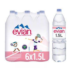 น้ำดื่มแร่ธรรมชาติจาก Evian บรรจุขวดที่ให้ความชุ่มชื้นบริสุทธิ์จากเทือกเขาแอลป์ของฝรั่งเศสซื้อออนไลน์ได้แล้วตอนนี้ - Product Image 3