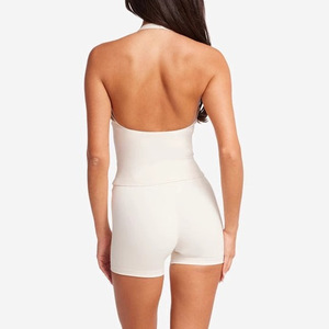 Soutien-gorge de sport haute performance à col en V et dos croisé avec haut d'entraînement de yoga à séchage rapide coussinets intégrés ensemble de vêtements de fitness Logo personnalisé - Product Image 3