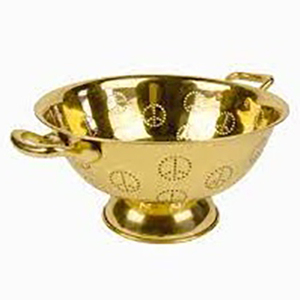 Metal Dual Layer Best Quality Vegetable and Fruit <b>Strainer</b> Washing Basin <b>Colander</b> Bowl - Product Image 6