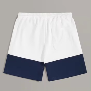 Pantalones cortos de gimnasio personalizados para hombre, cómodos pantalones cortos elásticos de algodón polar con patrón sólido y bolsillos, pantalones cortos de gimnasio lisos de lana - Product Image 2