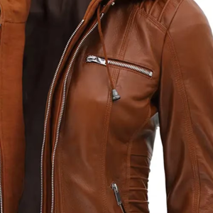 New Breathable New Design Women Leather Jackets Wholesale Ladies Short <b>Coats</b> Custom OEM - Product Image 4