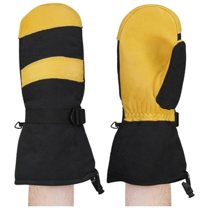 Guantes de Esquí para Niños, Antideslizantes, Impermeables y Resistentes al Viento, Cálidos, de Cuero Sintético, Elásticos - Product Image 3