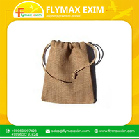 Vente en gros petit sac en jute de style cordon personnalisé avec logo