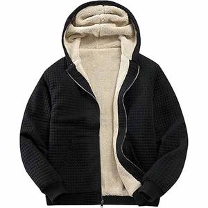 Vente directe d'usine de sweats à capuche pour hommes nouveauté sweats à capuche pour hommes à séchage rapide sweats à capuche teints en couleur unie fabriqués par des vêtements de sport - Product Image 1
