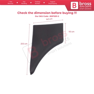 Moulure de garniture de garde-boue arrière droit BSP1201-2 pour Berlingo MK1 M49 M59 1996-2008 8547.K4 Bross Auto Parts Made In Turkey - Product Image 2
