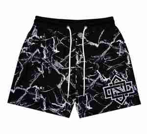 Short en maille de basket-ball floral décontracté pour hommes 100% coton vente en gros vêtements de sport respirants personnalisables nouveauté Sublimation - Product Image 5
