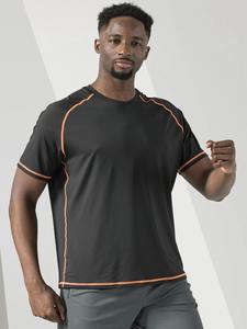 T-Shirt da Palestra per Uomo 100% Cotone, <span class=keywords><strong>Abbigliamento</strong></span> Traspirante per Sport, Corsa, Allenamento e Fitness - Product Image 6