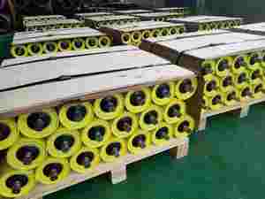 Roller Pengangkut Datar Industri dengan Bantalan Bola Kondisi Baru Standar Idler Konveyor - Product Image 5