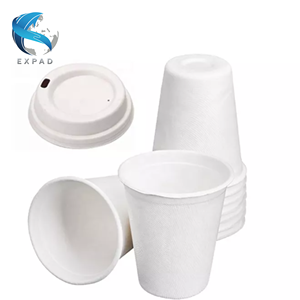 Vasos de fibra de caña de azúcar biodegradables para bebidas diarias - Product Image 3