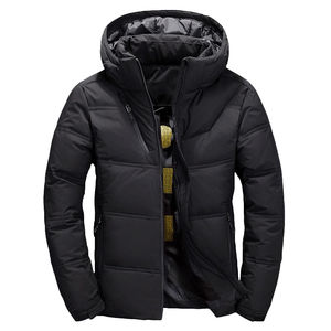 Chaqueta acolchada impermeable ligera para exteriores de alta calidad para hombre, nuevo cuello levantado con estampado reflectante para ropa informal de invierno - Product Image 2
