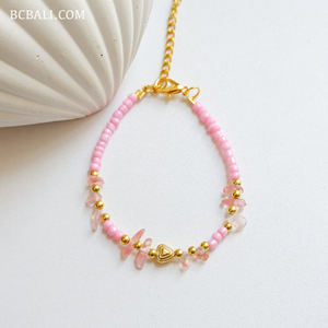 Elegant bead <b>bracelet</b> designed for women featuring charming <b>beaded</b> accents to elevate any outfit with timeless <b>fashion</b> - Product Image 1