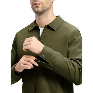 Chaqueta cortavientos Softshell personalizable para hombre, a prueba de viento, duradera, tiras reflectantes, descuentos por pedidos a granel - Product Image 4