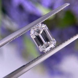 IGI Emerald Cut 2,42 CT Lab Diamonds F VS2 Clarity Lab creado par de diamantes CVD sueltos para pendientes de boda regalo de aniversario - Product Image 2