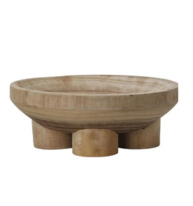 Bols en bois d'acacia naturel bols à trempette pour la préparation des aliments bol à bonbons décor à la maison cadeaux de pendaison de crémaillère taille personnalisée couleur bois naturel - Product Image 1