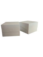 Cajas de Joyería Magnéticas Rígidas Blancas Pequeñas y Elegantes RTS, Ecológicas, Recicladas, Hechas a Mano, con Logotipo Personalizado, Laminación Mate y Recubrimiento UV