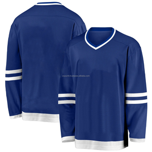 Ventes directes d'usine Maillot de hockey sur glace personnalisé Gsm Broderie Tackle Twill Vêtements de hockey sur glace - Product Image 1