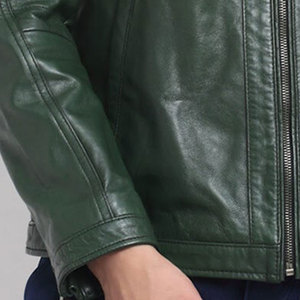 Veste de motard en cuir pour hommes OEM/ODM coupe-vent broderie personnalisée originale en cuir de vachette et veste de moto respirante pour hommes - Product Image 6