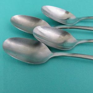 Ensemble de cuillères de couverts royaux en acier inoxydable avec finition grise élégante couverts parfaits ustensiles de cuisine de table et service à dessert - Product Image 3