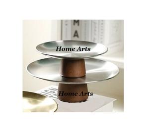 Fabulous Design Iron Cake Stand Highest Quality Set of 2 Different Sizes Snacks <b>Dessert</b> Serving Stand For Sale - Product Image 5