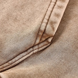 Sudadera con capucha de algodón pesado 400 Gsm para hombre con logotipo personalizado, cuello con capucha de patrón sólido desgastado sin cuerdas lavado vintage desteñido al sol - Product Image 6
