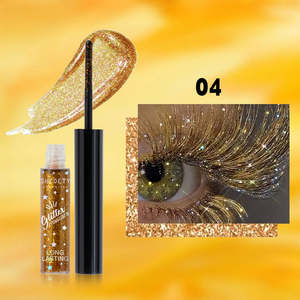 High Quality 3-Color Glitter Liquid for <b>Mascara</b> for Festive Makeup Long-Lasting Waterproof Halal Certified Vegan Curling - Product Image 6