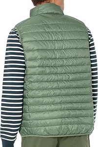 Veste matelassée sans manches imperméable écologique à capuche camouflage fine d'hiver de haute qualité à la mode pour hommes Fabriquée au Pakistan - Product Image 2