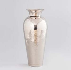 แจกันดอกไม้อลูมิเนียมนิกเกิลตกแต่งบ้านดีไซน์ทันสมัยตกแต่งโต๊ะในโรงแรมสำนักงานห้องนั่งเล่นทำจากอินเดีย - Product Image 3