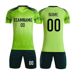 Camisetas de Fútbol Personalizadas de Corte Ajustado, Uniformes de Fútbol Sublimados al por Mayor, Conjunto Completo de Alta Calidad, Unisex para Adultos, Precio Bajo - Product Image 1