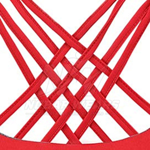Sujetador Deportivo para Mujer, de Alto Impacto, Acolchado, con Tirantes Ajustables, Transpirable, de Malla, para Gimnasio, Yoga, Fitness, Ejercicio, Ropa Deportiva - Product Image 6