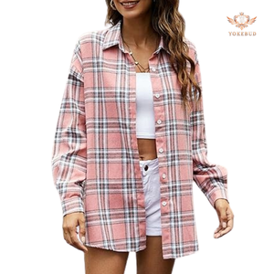 Nueva blusa de camisa informal de manga larga de gran tamaño para mujer, franela de la mejor calidad con cuello con volantes, venta al por mayor del proveedor BD - Product Image 3