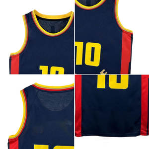 Nouvelle Collection 2026 – Maillot de Basketball Homme d'Été en Maille 100% Polyester de Haute Qualité, Anti-Bactérien, Personnalisable pour Équipe Américaine – Vente en Gros - Product Image 3