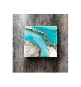 Food Dessert Serving Epoxy Resin coaster <b>for</b> <b>Wedding</b> Party Use Customized Packing Bulk Quantity Products - Product Image 4