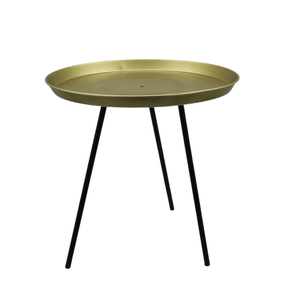 Table ronde faite à la main en laiton antique plaqué Table d'appoint pour chambre à coucher et meubles de salon personnalisés en vrac - Product Image 1