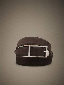 Ceinture en cuir de vachette marron style décontracté personnalisée Divine International avec boucle en cuir de vachette de qualité supérieure - Product Image 2