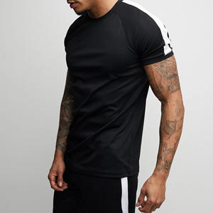 Vente en gros d'usine de t-shirts en coton pour hommes vêtements tricotés à motifs solides t-shirts en vrac vêtements à vendre - Product Image 5